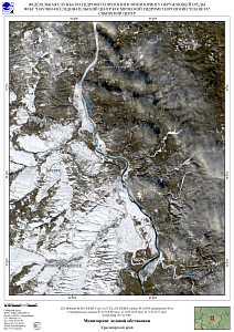 Гидрологическая обстановка на реках и водохранилищах
Красноярского края, Республики Хакасия и Республики Тыва по спутниковым данным
за 22-26 февраля 2026 г.